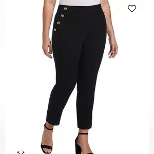 Ella Rafaella high rise pants in navy 16w